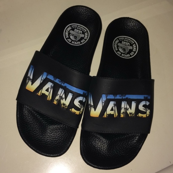 vans shoes slides